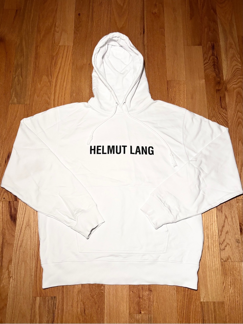 Helmut Lang Logo Print Hoodie